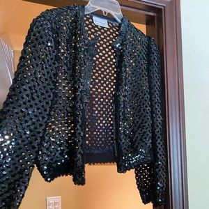 Cool Vintage Sequin Cardigan